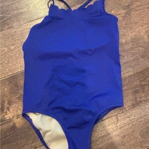 Blue One-Piece Swimsuit